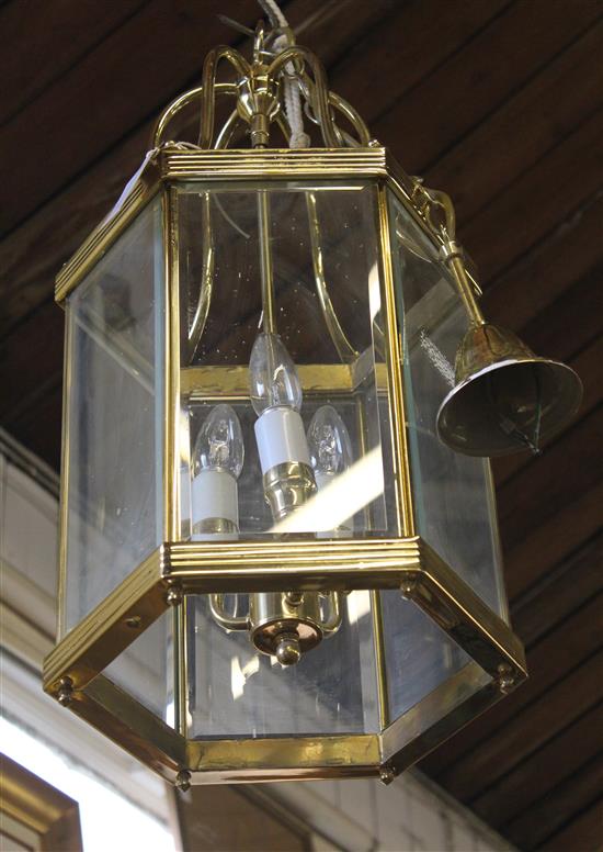 Large brass lantern